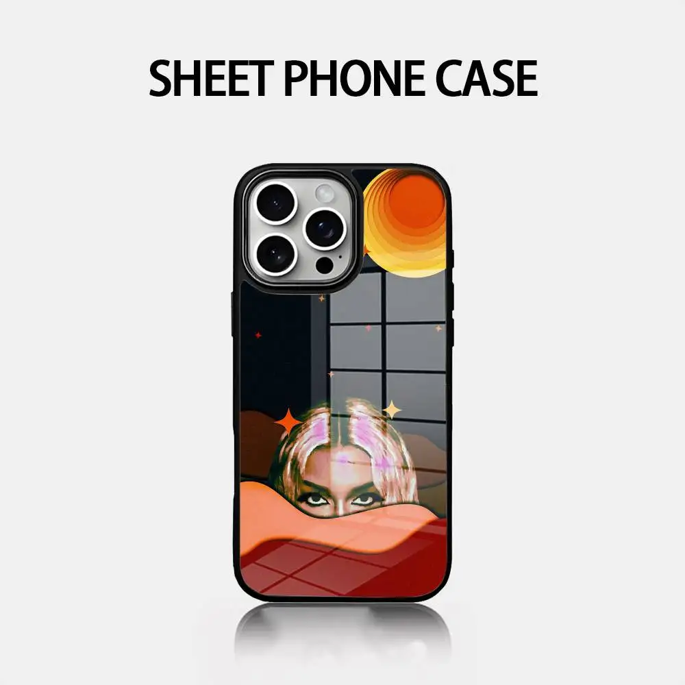 

V-Victoria M-Monet Phone Case Glass Cover Phone Case For Iphone 16 15 14 12 11 13 Pro Max Mini Puls Attraction CASE