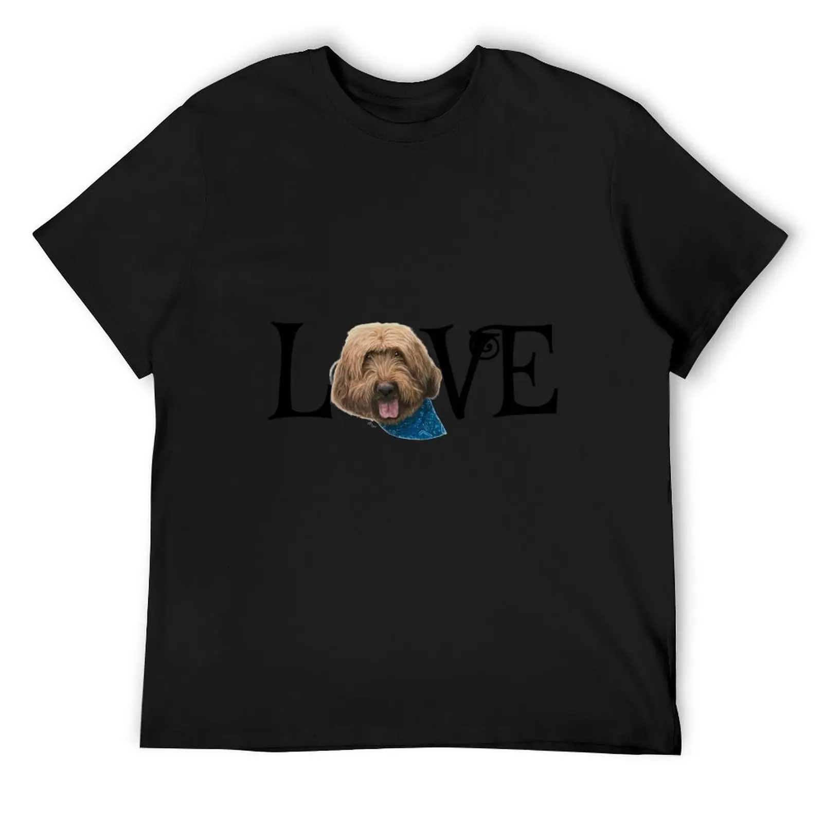 

I love Goldendoodle- dog lover sticker - goldendoodle Sticker T-Shirt oversized blue archive mens champion t shirts