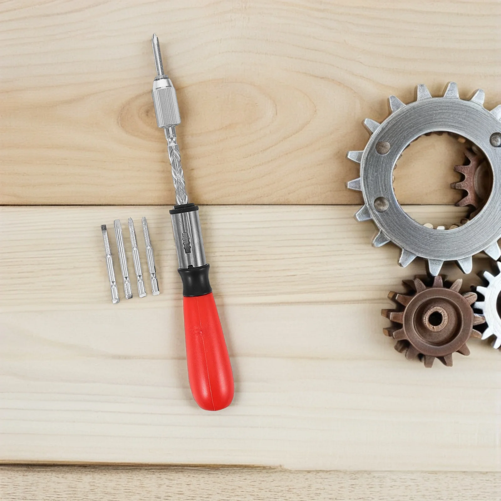 1 مجموعة مفك براغي بسقاطة عكسها شبه أوتوماتيكية يده بت سائق لإصلاح المنزل Diy بها بنفسك المحمولة الدقة أداة المساحات الضيقة