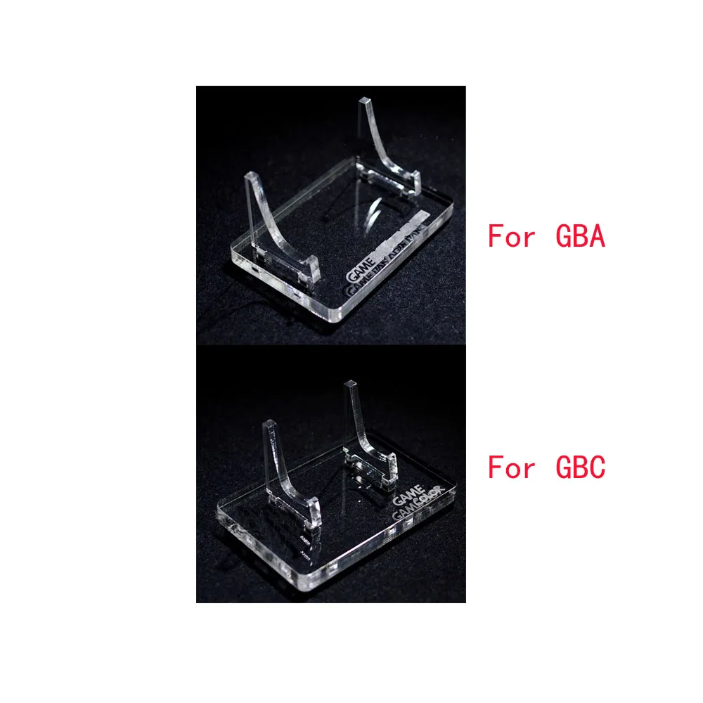 Plastic Clear transparent Stand Shelf  for GBC/GBA game console Acrylic high transparency  Stand Window Counter Display