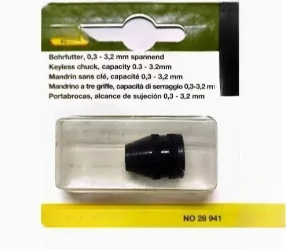 [28941] 0,3-3,2 мм быстрый трехкулачковый сверлильный патрон PROXXON мини-волшебный ручной инструмент