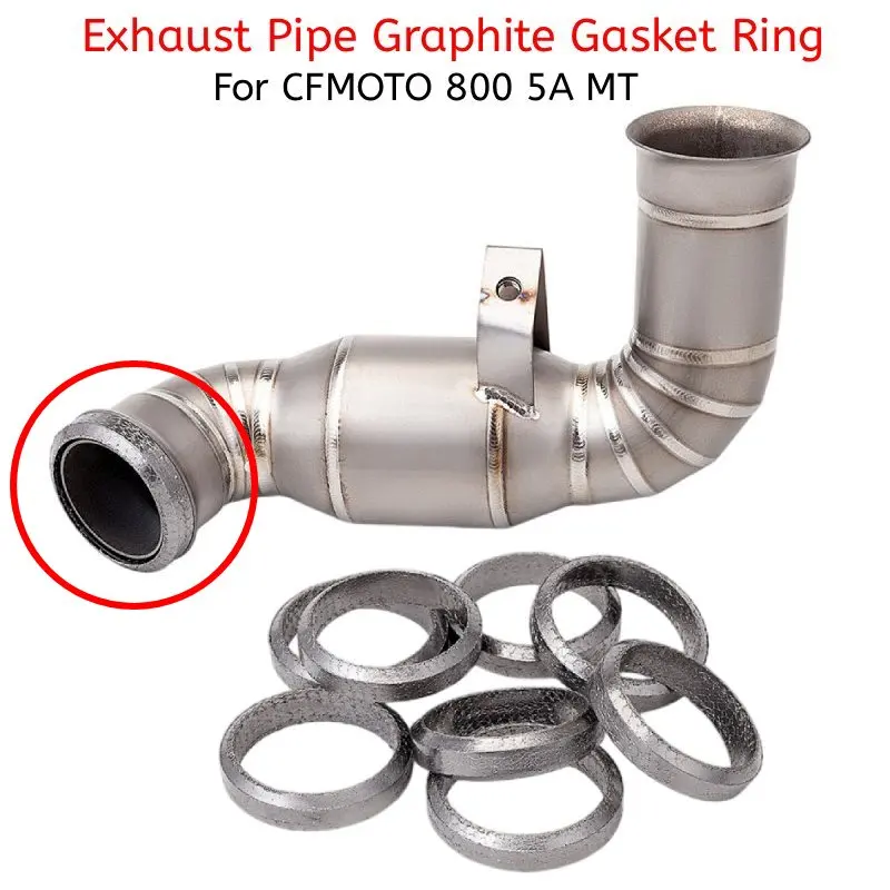 Motorrad-Auspuffdichtung Graphit-Dichtungsring für CFMOTO 800MT 5A Auspuffdichtung für DUKE 690 790 890 ADV R Rally