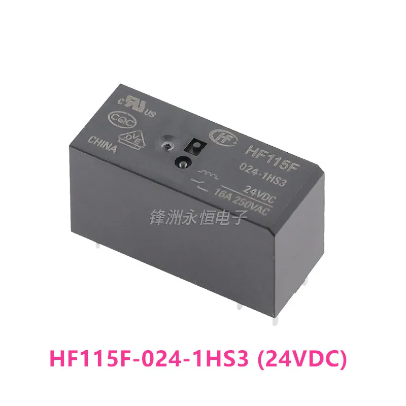 HF115F JQX- HF115F-005 012 024-1HS3 6PIN 16A HF115F-005-1HS3 HF115F-012-1HS3 HF115F-024-1HS3 5V 12V 24V relé do poder, 5 PCes