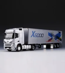 Collectible Diecast Model Replica 1:36 Scale SHACMAN Delong X6000 Tractor Container Truck Vehicles Alloy Toy Model, Adult Gift