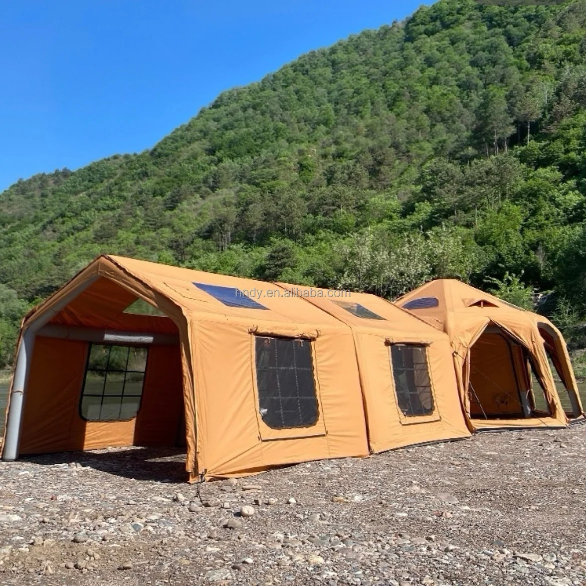 

ST Round Inflatable Automatic Mobile Glamping Outdoor Camping Tent