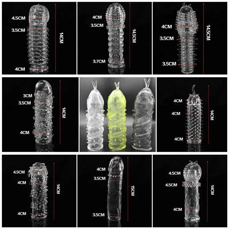 

Rose Flower Condoms Reusable Delay Extender Penis Cover Vibrator Sleeve Sex Product Lasting Dick Cock Rings for Men Sexual Toys