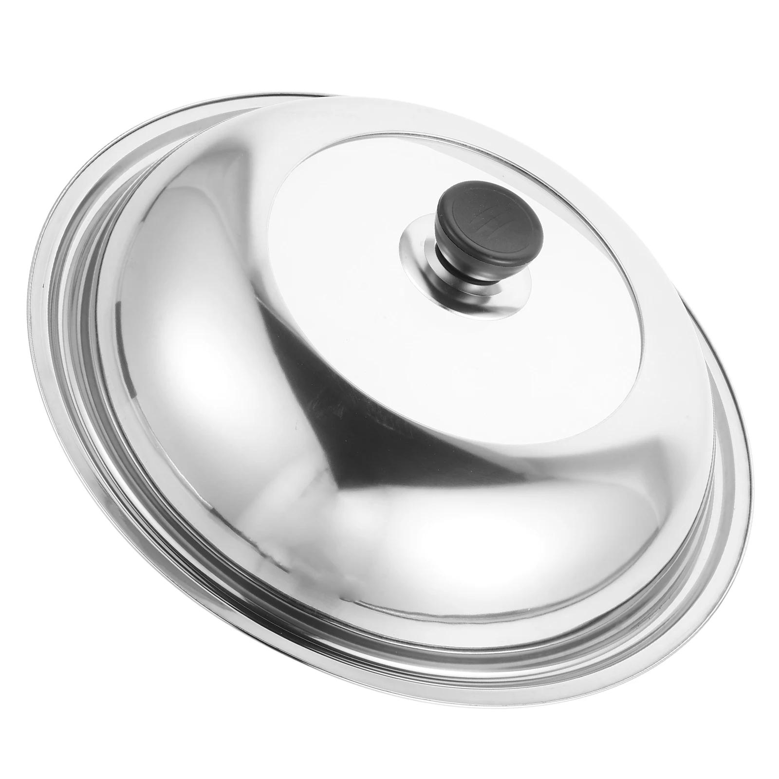 

Stainless Steel Pot Lid Cooking Dome Cover Replacement Pan Kitchen Accessory Visible Design Enhanced Thickness Scratch