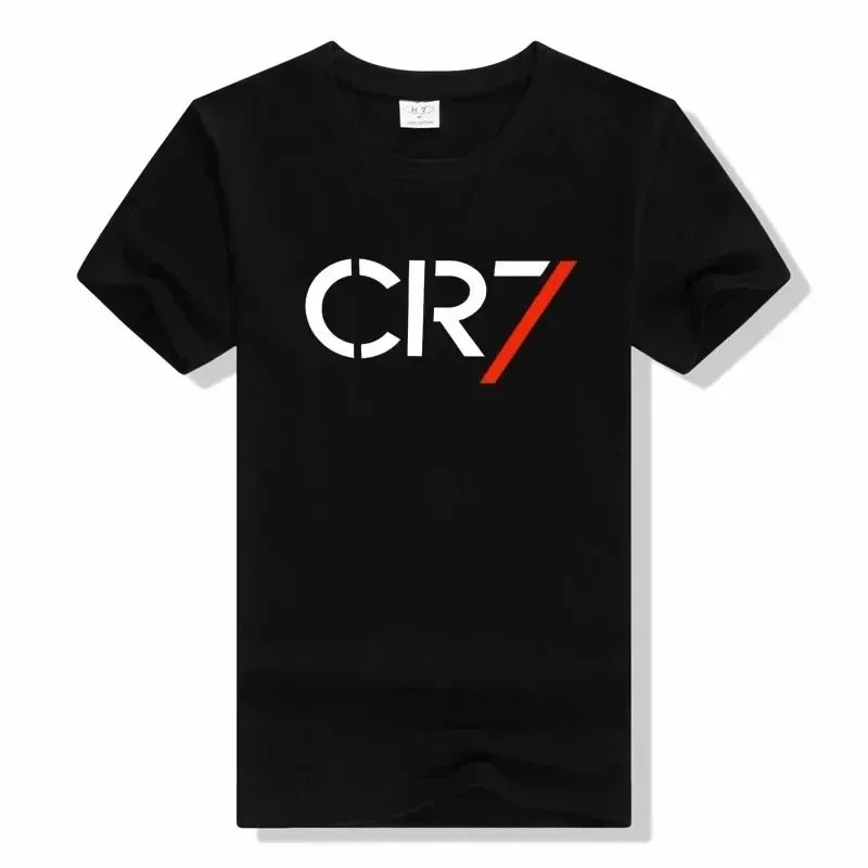 CR7 Boys Summer T-Shirt Cristiano Ronaldo T-Shirt Fashion Outdoor Leisure Training Sports T-Shirt Short Sleeve Sweatshirt