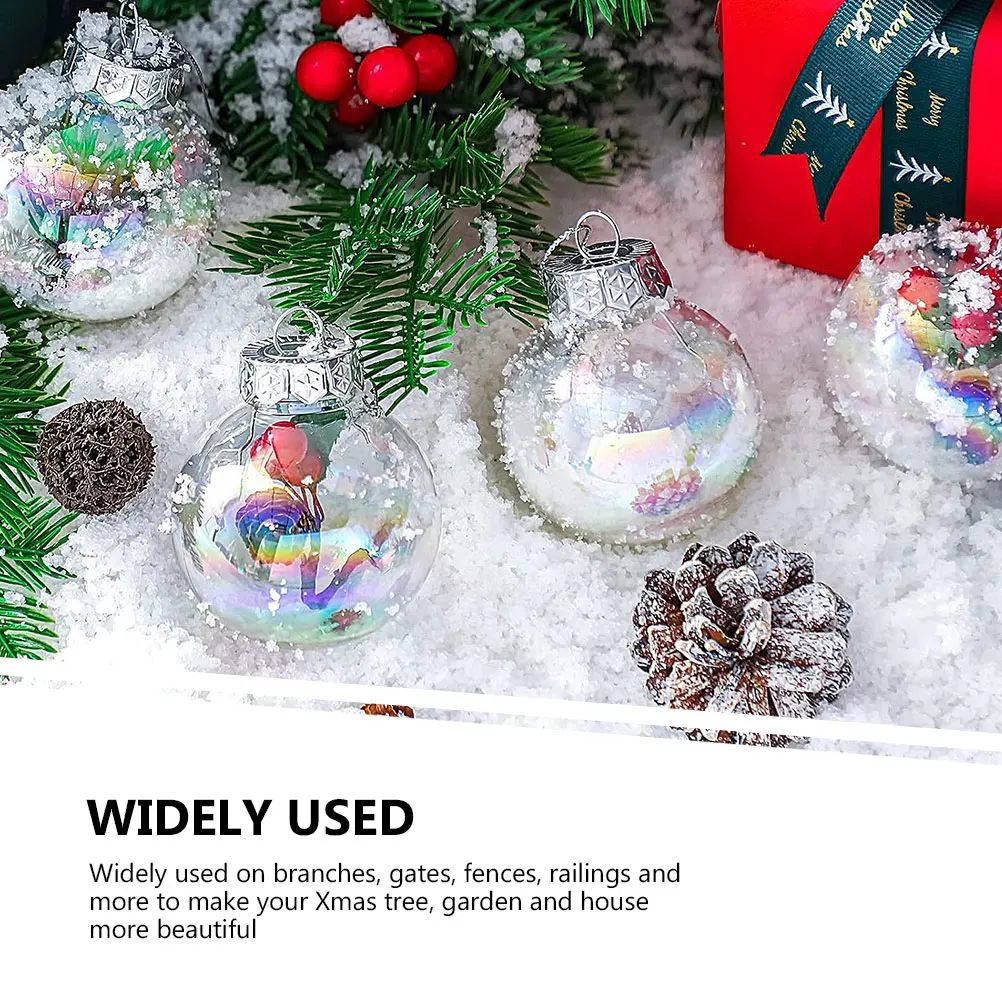 

12pcs Christmas Balls Plastic Hanging Tree Decorative Ornaments Party Wedding Decoration Xmas Ball Hanging Props Compact