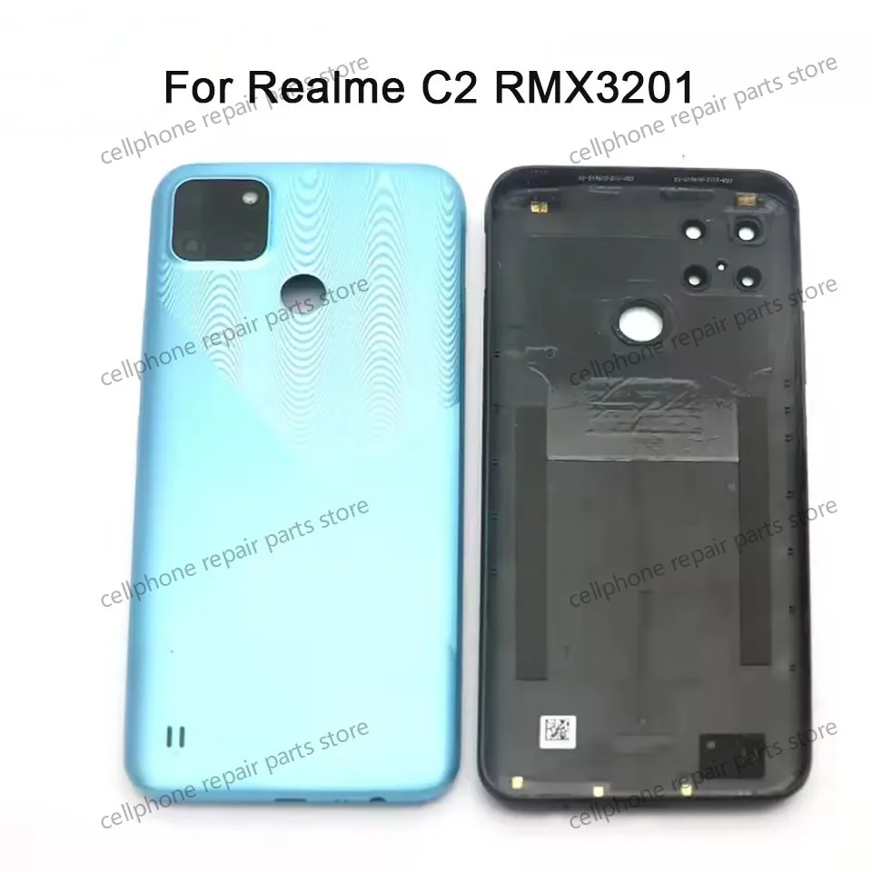 Для Realme C21 RMX3201 задняя крышка батарейного отсека задняя панель дверной корпус с кнопкой регулировки громкости запасные части Для Realme C21 RMX3201 задняя крышка батарейного отсека задняя панель дверной корпус с кнопкой регулировки громкости запасные части