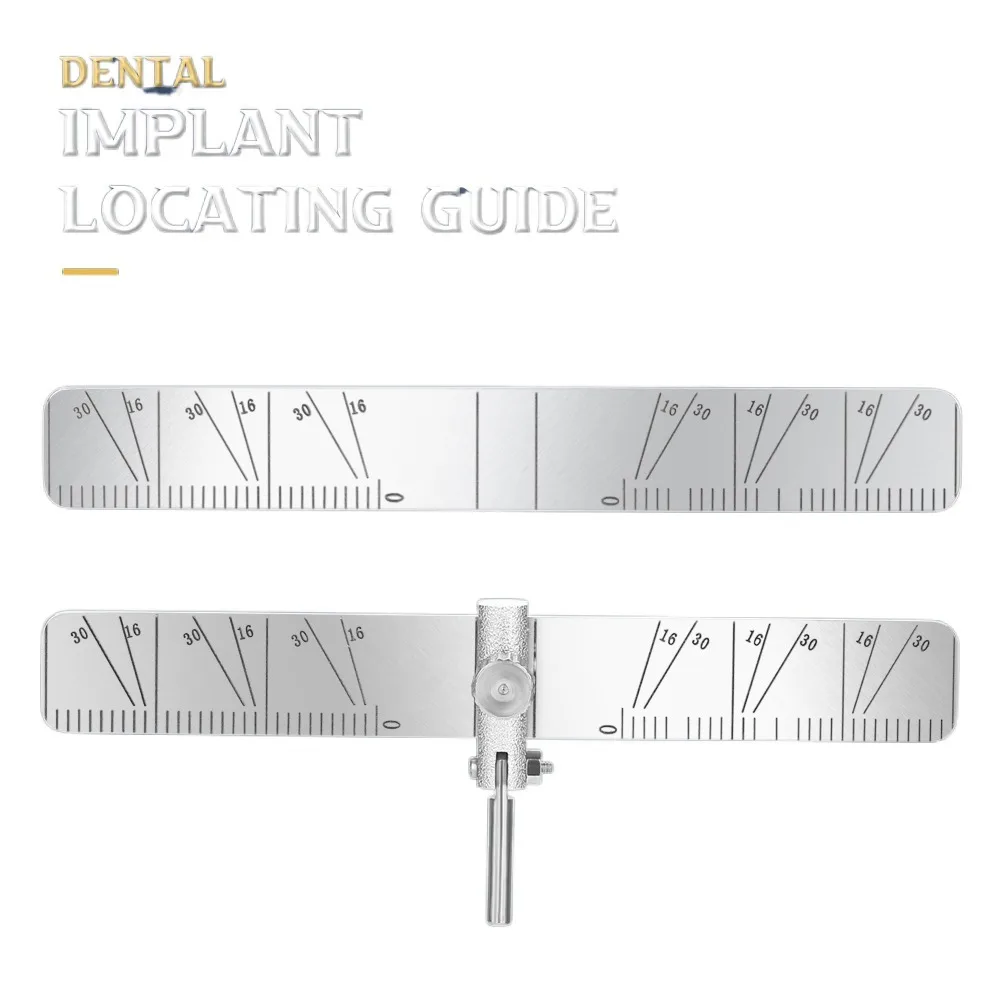 LYZDENT Implante Dentário Guia De Localização De Plantação Cirúrgica Posicionamento Localizador Régua De Ângulo Guage 135 ℃ Fornecimento Dental Autoclavável