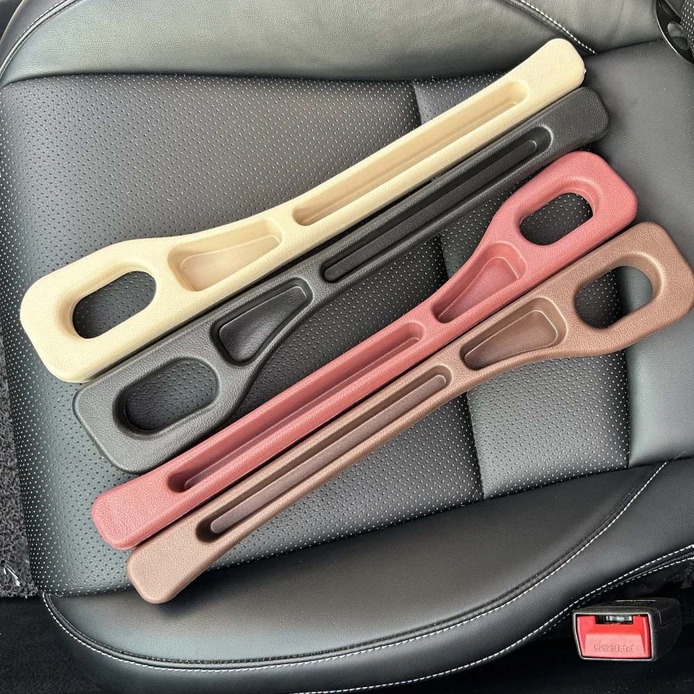 2 Stück Autositz-Lückenfüller, Dual-Slot-Design, Auto-Innenzubehör, Telefon- und Schlüssel-Aufbewahrungsbox, Auto-Slot-Pad, Sitz-Lückenfüller – Detail 6