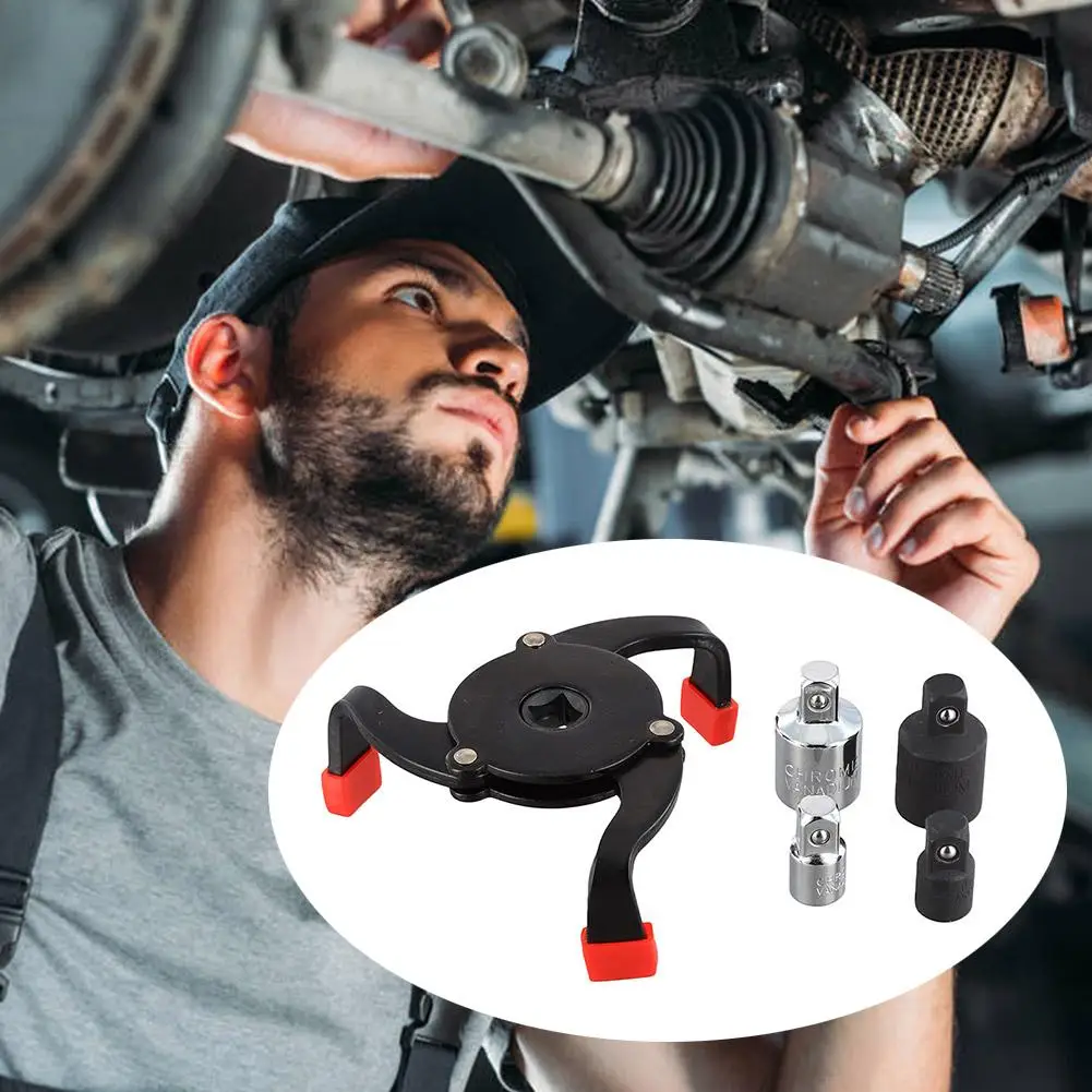 

Universal 3 Jaw Oil Filter Remover Tool Car Oil Filter Oil Interface Demolisher Adjustable Filter Wrench Tools Tool Special L8u3