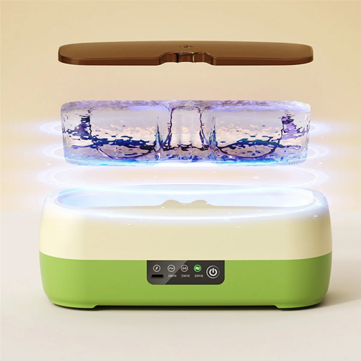 

Glasses Cleaning Ultrasonic Jewelry Cleaner Machine High Frequency Ultrasonic Cleaning Bath for Jewelry Washing