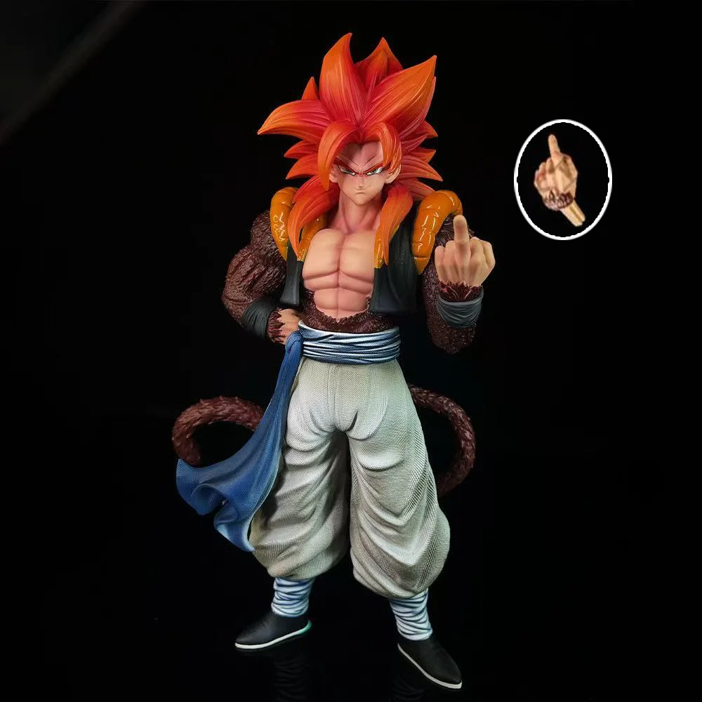 متوفر 31 سنتيمتر لعبة دراغون بول Gt Gogeta Ssj4 الشكل سوبر سايان 4 Gogeta عمل أرقام بولي كلوريد الفينيل تمثال جمع نموذج اللعب الهدايا #6