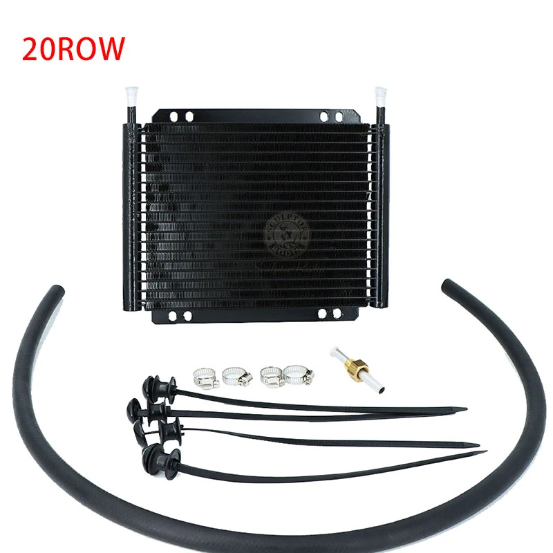 Oil Cooler Aluminum Transmission Oil Cooler 20Row 24Row 26Row Automatic Stacked Plate Oil Cooler Radiator