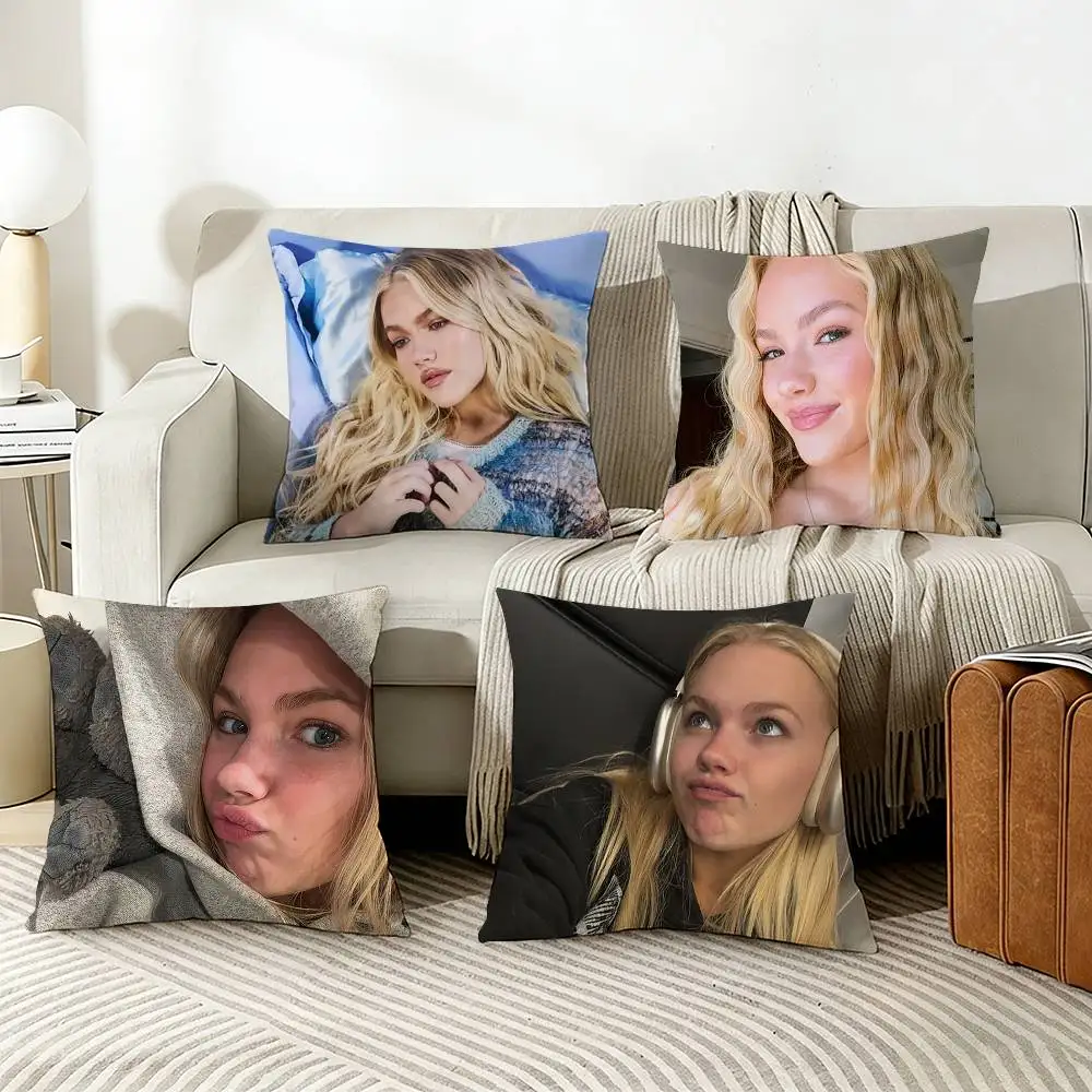 

F-Freya S-Skye Singer Pillow Cover Sofa Cushion Cover Home Room Decoration Children Gift