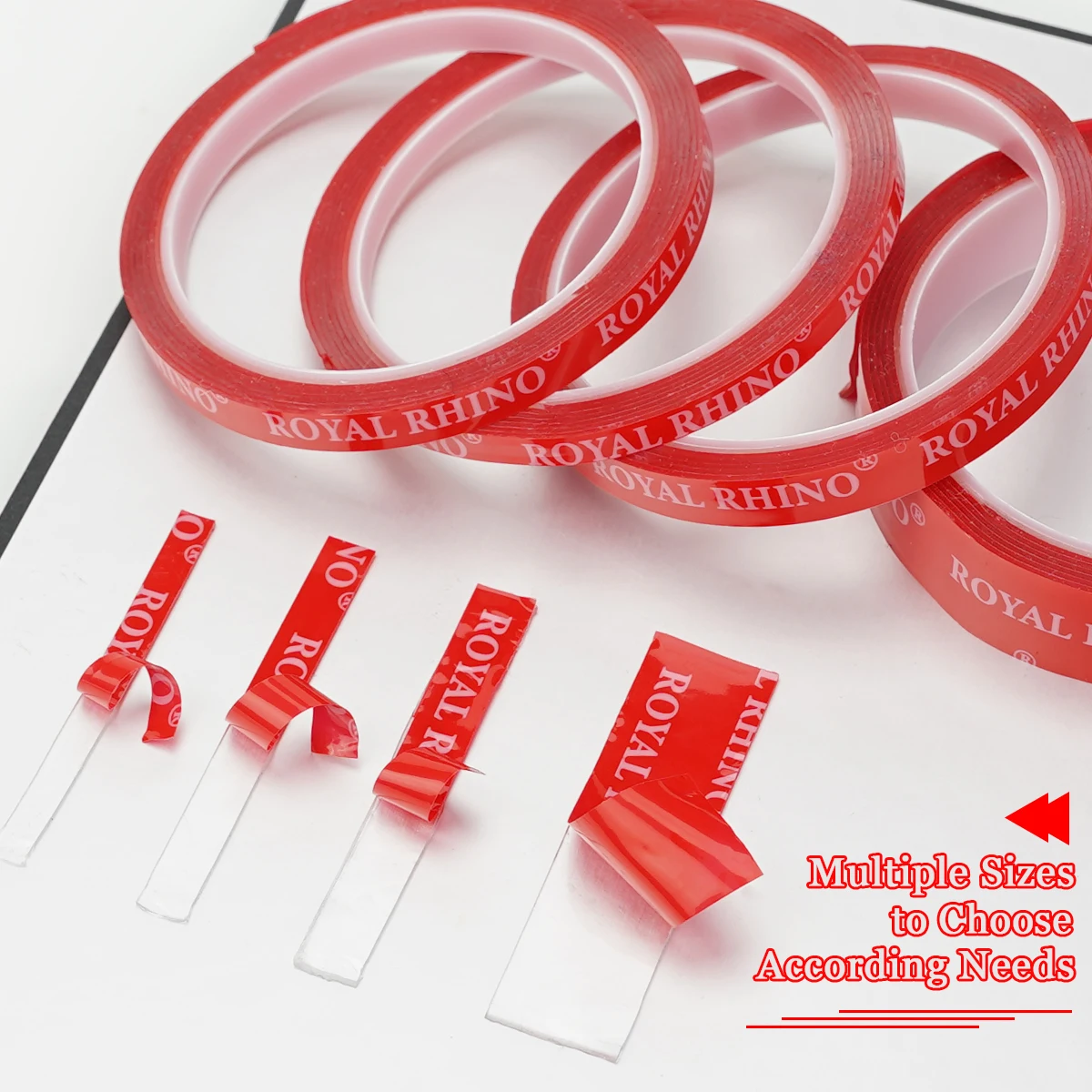 1 Rolle transparentes doppelseitiges Klebeband mit hoher Viskosität, festes, wasserdichtes, spurloses, hitzebeständiges doppelseitiges Klebeband für Auto/Zuhause/Büro