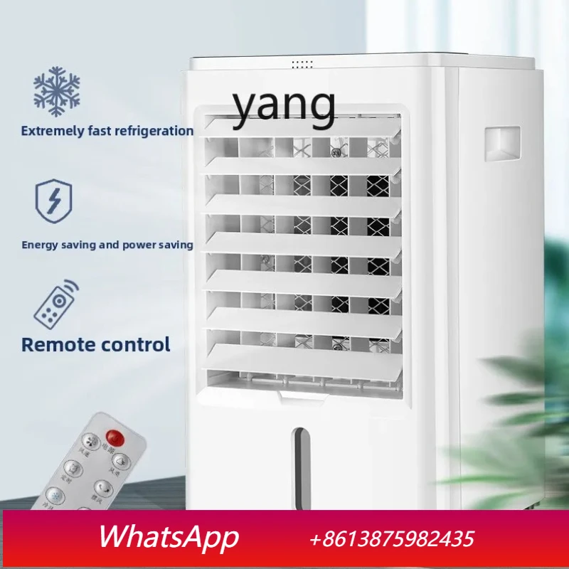 

cQ air conditioner fan cooler 12v24v vehicle water cooling small refrigeration mobile electric fan