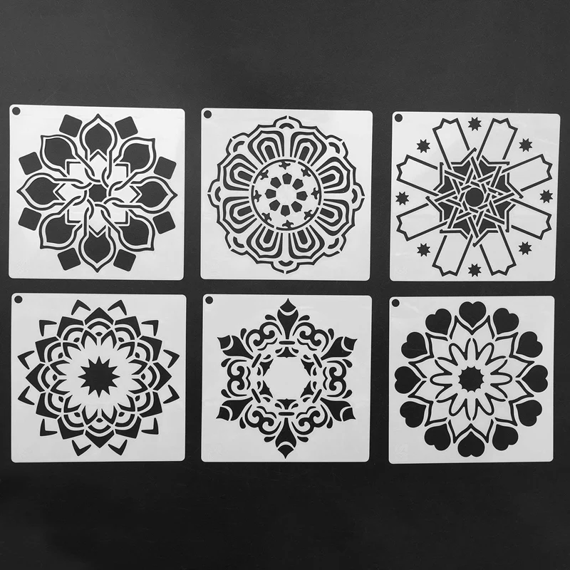 36Pcs Mandala Painting Templates Perfect For DIY Rock Painting Art Canvas Wood Furniture Cards Painting