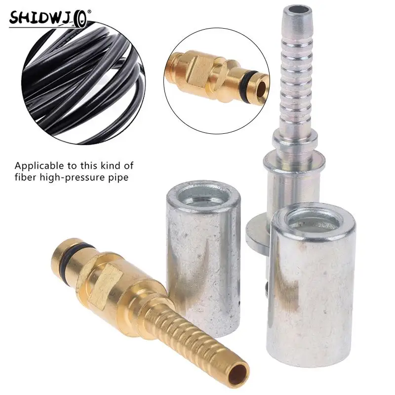 1Pcs High Quality Hose Plug Fitting With Sleeve For Karcher K Pressure Washer Pipe Tip Repair Connector Adaptor