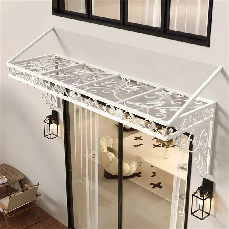 الإبداعية المأوى الحديد المطاوع المظلة في الهواء الطلق غير نافذ للمطر سقيفة نافذة الطنف الأوروبي في الهواء الطلق حديقة المراقبة الباب الأمامي المظلة