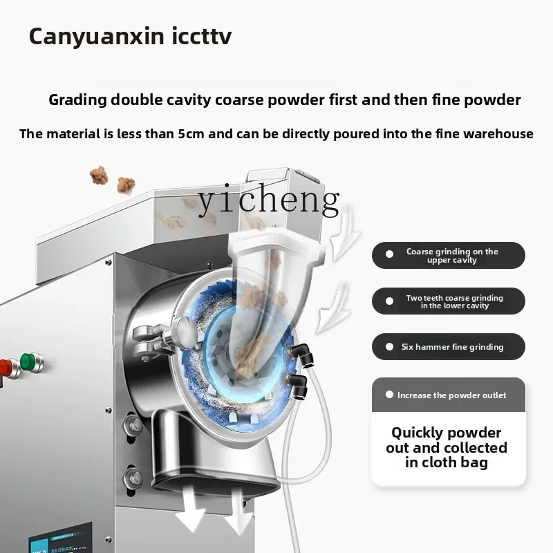Pulverizer Ultra-fine Grinder Commercial Water-cooled Herbal Panax Notoginseng Millc28