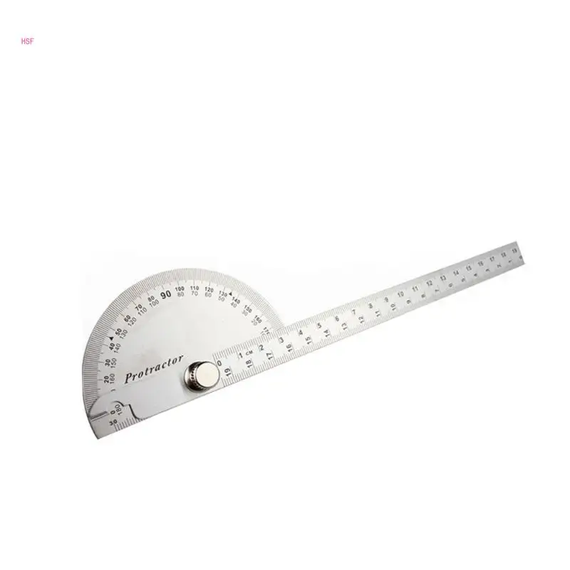 High Precisions Stainless Steel Protractors 90X150 90X200 for Builders Renovators Craftsmen