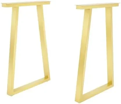 Metal Table Legs 28”Height 17.7”Wide Heavy Duty Desk Legs DIY Furniture Legs for Homes Offices Hotels Bars, Set of 2