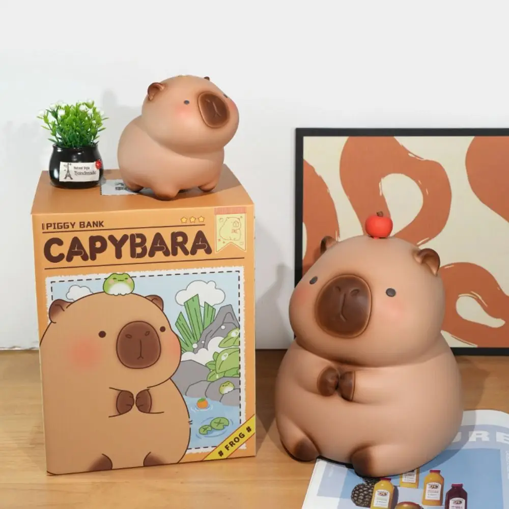Cute Cartoon Capybara Piggy Bank  Decoration for Bedroom Animal Shaped Household Kid Money Banks Kids