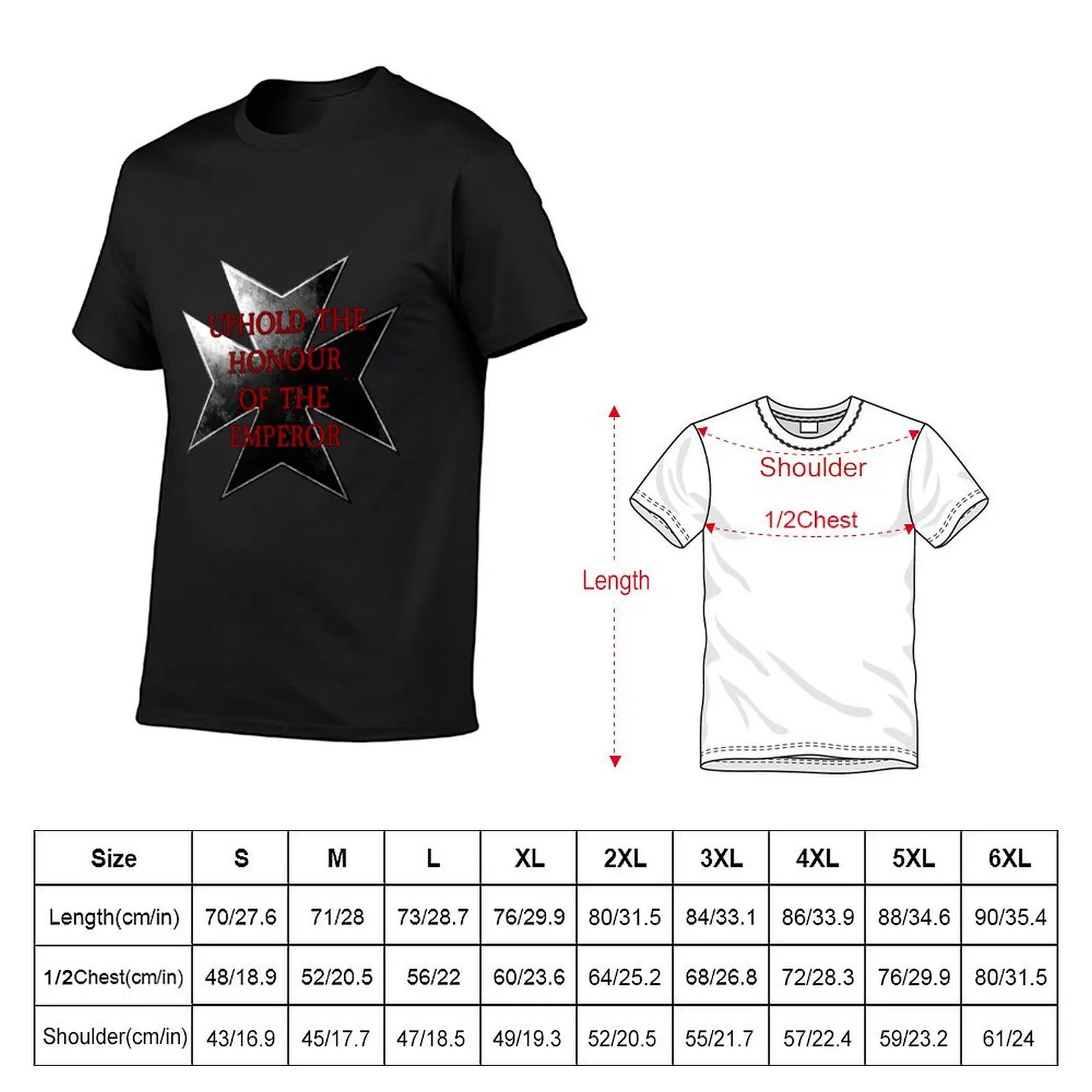 Templar Vow - Uphold the Honour of the Emperor! T-Shirt sweat tops oversized plain black t shirts men