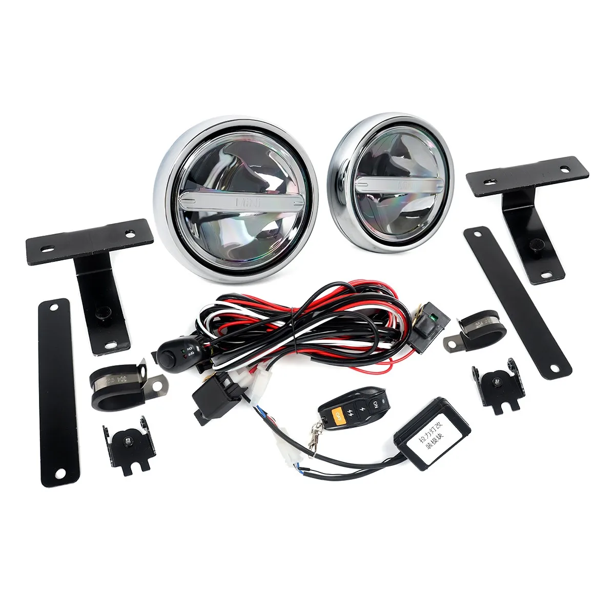 Car Lights For Mini F60 Countryman Petrol Estate 2017 2018 2019 2020 2021 2022 2023 LED Spotlights Rally Lights Brackets Wires