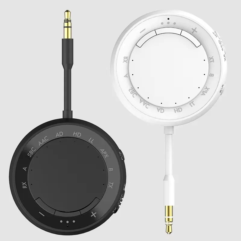 

2-в-1 Bluetooth 5.2 передатчик-приемник Qualcomm QCC aptX Adaptive HD AUX аудиоадаптер для автомобиля, наушников, самолета