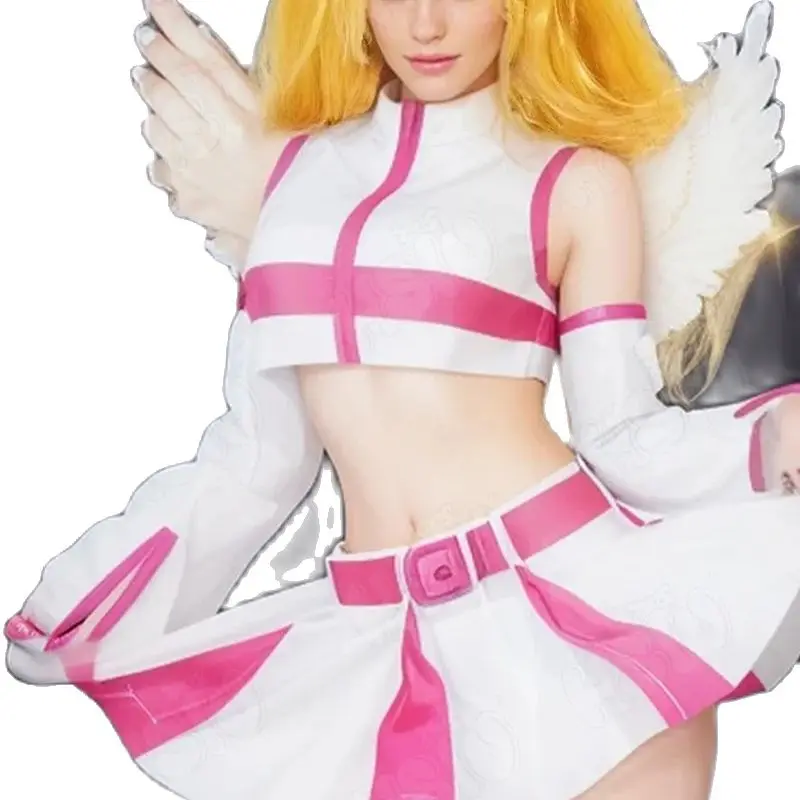 Anime Ririsa Of 2.5 Dimension Ririsa Amano Cosplay Clothing Pink White Skirt suit Anime cosplay Anime Costumes