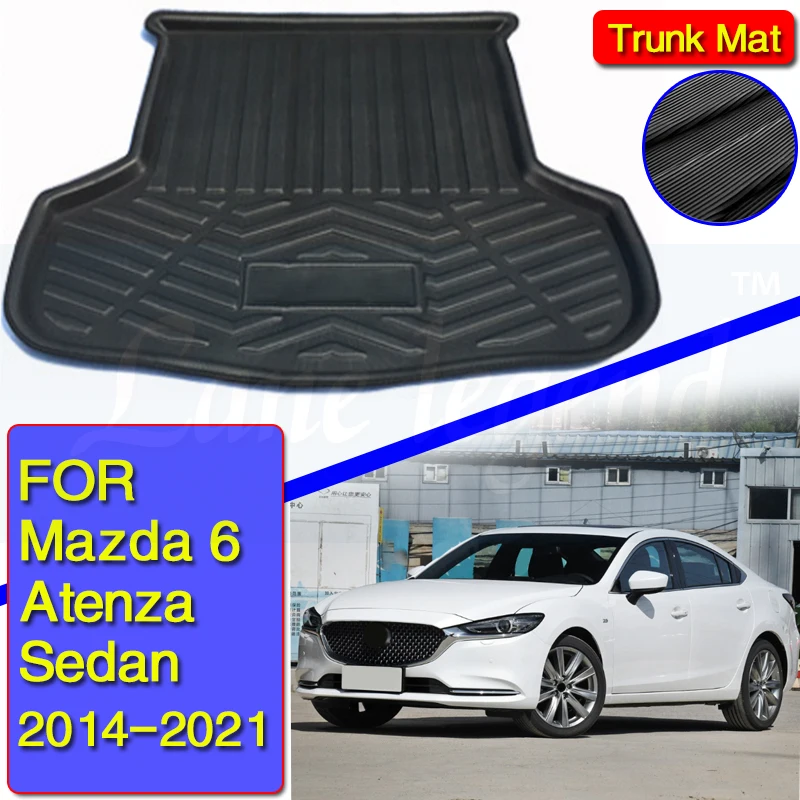 

For Mazda 6 Atenza m6 Gj 4-Dr Sedan 2014 - 2021 Boot Mat Rear Trunk Liner Cargo Floor Luggage Tray Carpet Protector