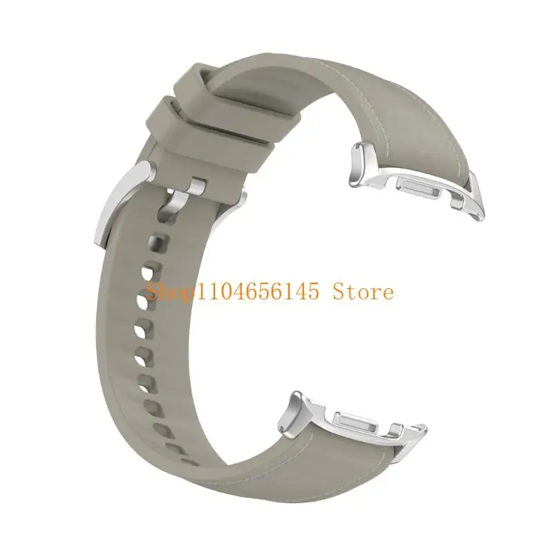 5asd Soft Silicone Leather Straps Breathable Comfortable Design For 40mm 44mm 46mm Smartwatches