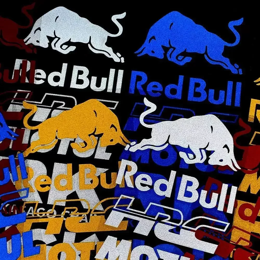 Racing Motorcycle Decorative Stickers Angry Bull Car Sticker Red Decal Waterproof Off Road Laptop Pvc shOei