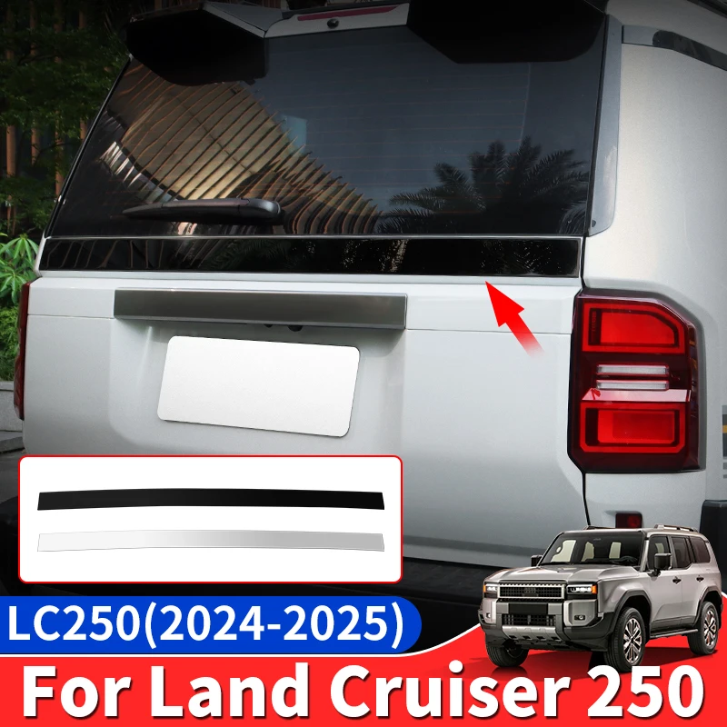 For Toyota Land Cruiser 250 Prado Lc250 2024 2025 Tailgate Decoration Bright strip 1958 First Edition FJ250 Upgraded Accessories