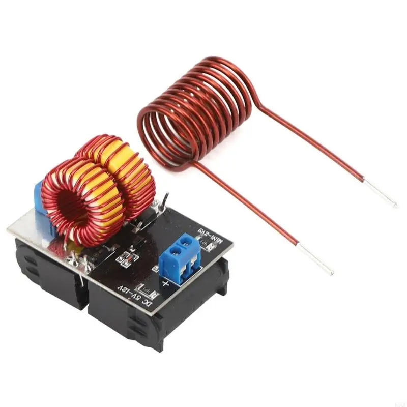 57QF Lightweight ZVS Induction Heating Device 5V to 12V Input Small ZVS Heating Board Simple Installation for DIY Enthusiasts