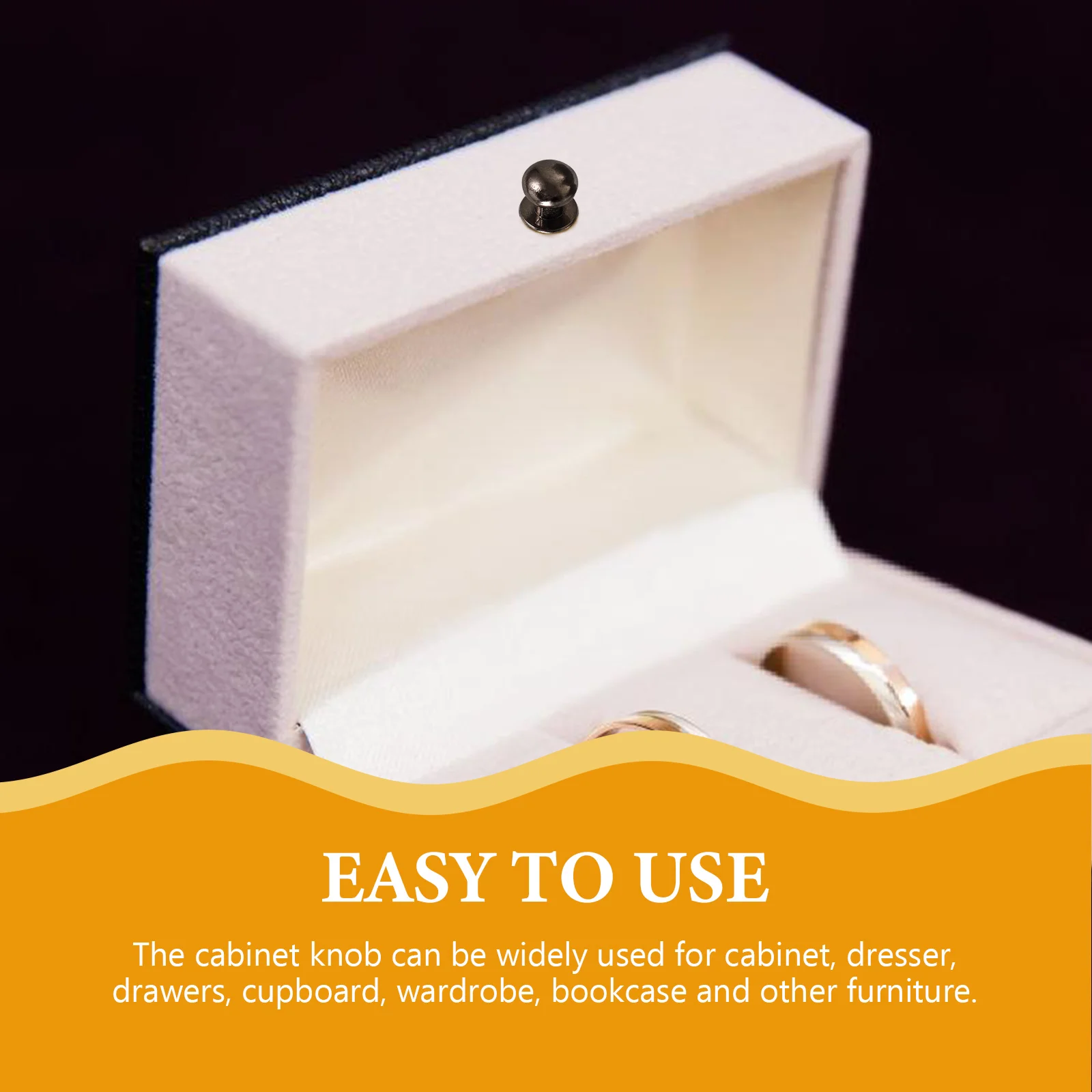 

50 Pcs Jewelry Box Handle Drawer Pull Knob Cabinet Mini Knobs Small Miniature Furniture Hardware Handles