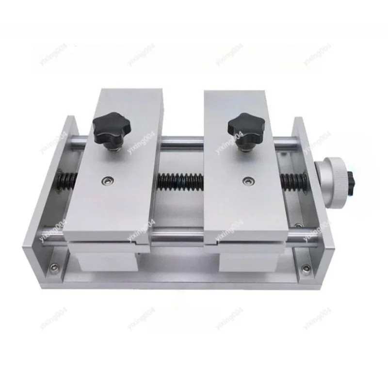 Large Thin Metal Foil Clamp Horizontal Stretch Displacement Stage For Gold Sheet Cutting Position Fixing