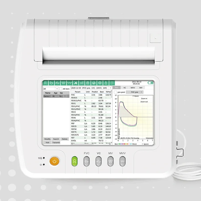 Picture 5: Contec SP100B Portable Lung Function Testing Device Pulmonary Function Analyzer Contec Spirometer Espirometro