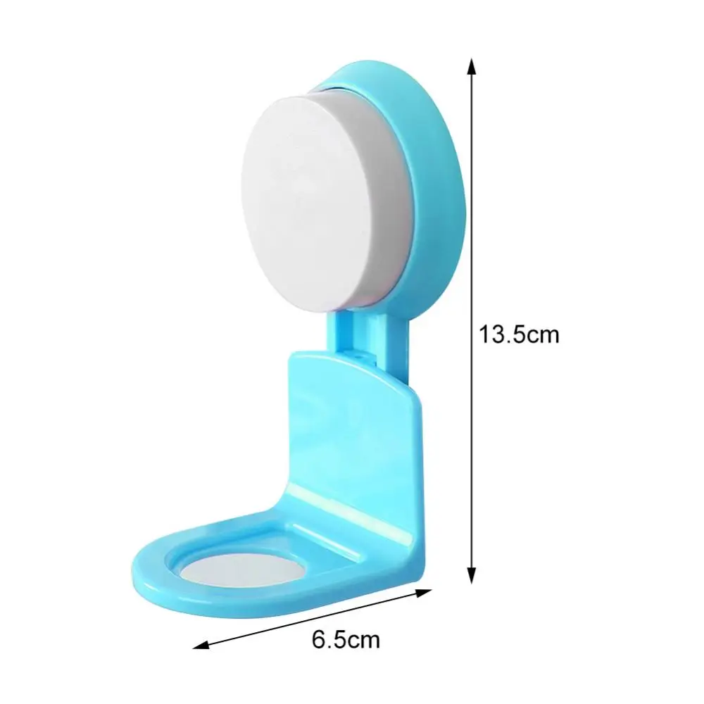 Plastic Wall Suction Cup Hanging Hook Shower Gel Shampoo Holder Rack Shelf