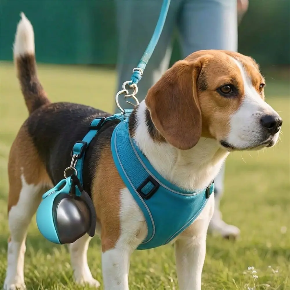 2-in-1 Dog Water Bottle with Bowl Portable Leak Proof Pet Travel Hydration Dispenser Easy Carry Lightweight Outdoor Water Cup