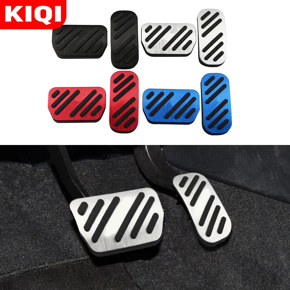 Aluminium Alloy Car Pedals Accelerator Brake Pedal Cover Auto Pedals for Toyota C-HR CHR 2016 - 2022 AT Parts