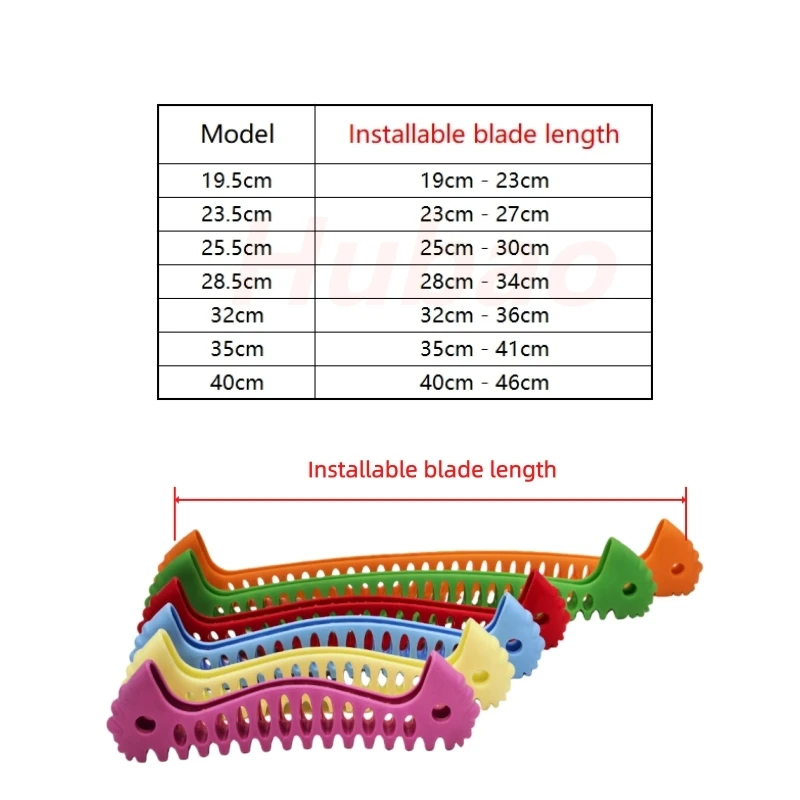 PNHUBAO Выдвижной защитный чехол для лезвий для катания на коньках, чехол для лезвия для роликовых фигурок, коньков, скоростных коньков