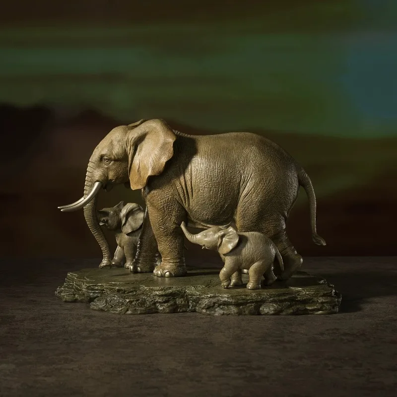 

Jixiang elephant copper ornaments, living room decorations, housewarming, new home opening gift