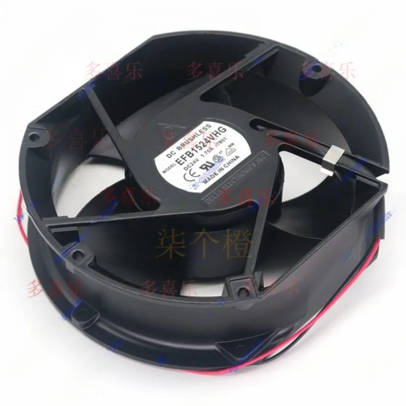 

ZMZM NEW For EFB1524VHG 24V 1.70A 17*15*5cm Inverter waterproof cooling Fan # A6–37