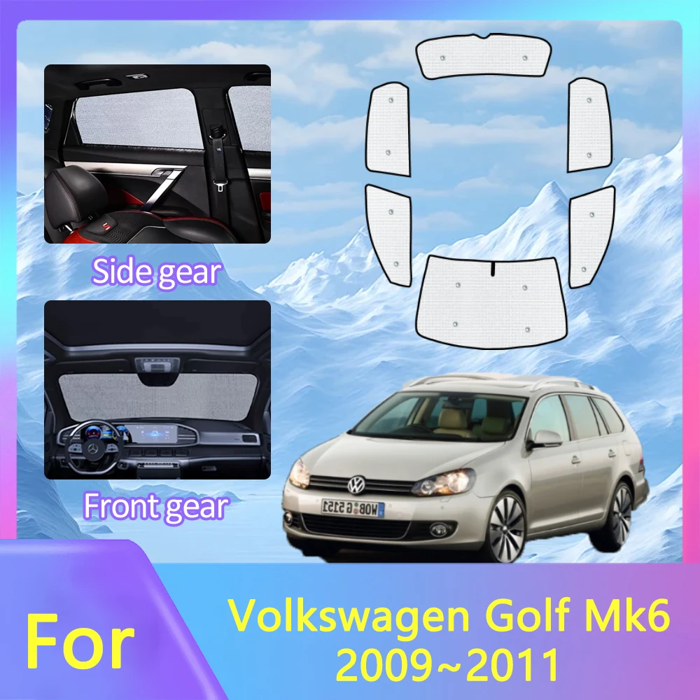 

Автомобильные солнцезащитные козырьки для Volkswagen VW Golf 6 Mk6 5K SportWagen 2009 2010 2012, солнцезащитные козырьки с защитой от УФ-лучей, защитная доска для окон, авто