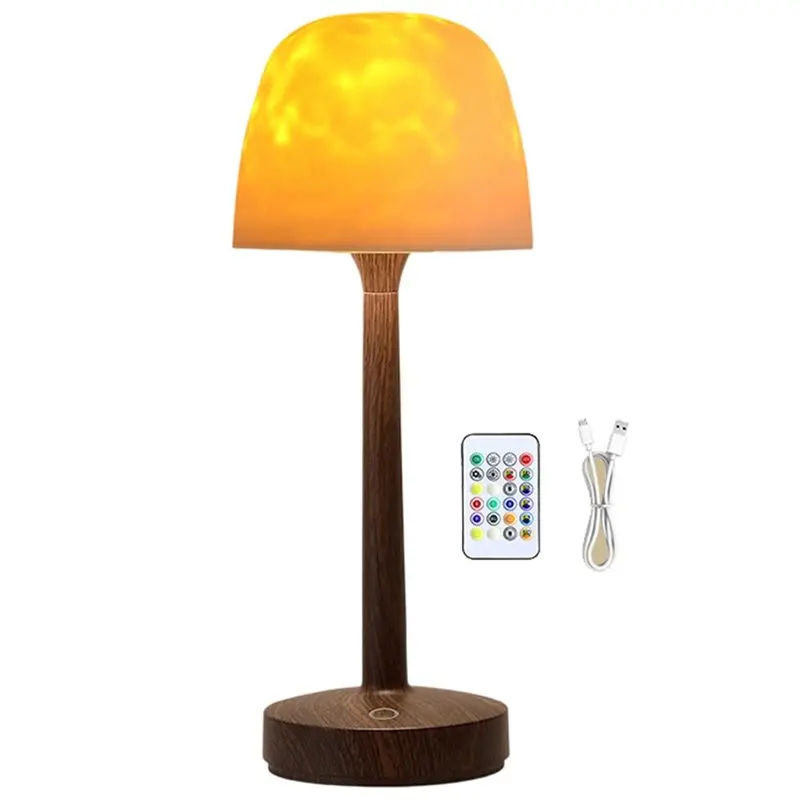 

SHGO-RGB Color Changing 16-Color Dimmable Floor Lamp With Remote Control Water Ripple Ambiance Projection Light For Room Decor